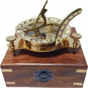 Vintage Nautical Brass Compass