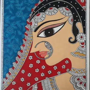 Madhubani Folk Painting on Handmade Paper