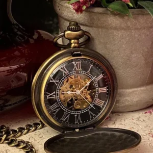 Antique-Style Mechanical Pocket Watch
